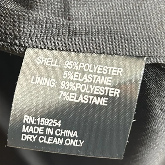 Toccin Valerie Womens Black Long Sleeve Button Down Dress Size 4 - Picture 10 of 10